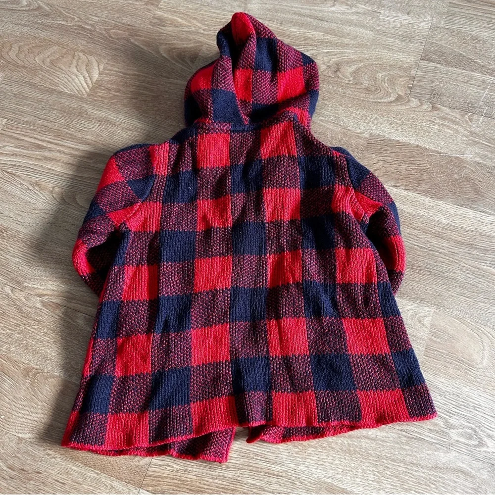 OshKosh B'gosh Red and Blue Checkered Hoodie